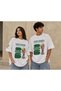 Unisex Saudi Arabia 2034 Printed Oversize T-Shirt 100% Cotton World Cup Themed Design 2Xs-9Xl