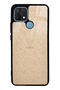 Oppo A15 Beige Gold Lv Design Glossy Phone Case