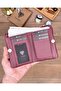 Genuine Leather Card Holder Zippered Small Women's Wallet 2152 - 2