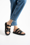 Alpmoon Cork Soft Sole Helmes Fusped Adjustable Velcro Flat Stylish Daily Slippers - 2