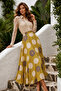 Satin Skirt A227 Oil Green - 2