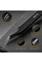 Esd-15 Curved Tip Precision Professional Tweezers Anti-Magnetic Stainless Steel 12.5 cm - 2