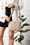 Sori̇sso Embroidered Leather Shoulder and Crossbody Women's Bag - Top Quality - 2