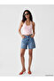 Blue Regular Fit Women's Jean Shorts