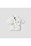 Collared Short Sleeve Shirt and Shorts Set with Winnie the Pooh Print - 3