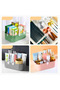 30 Pieces of Refrigerator Cabinet Drawer Multi-Purpose Shelf Separator Organizer Apparatus - 2