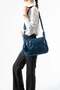 Crossbody Ultra Light Multi-Pocket Shoulder Bag Navy Blue (Model: 571-6L)