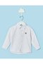 Infant Boys White Embroidery Oxford Shirt
