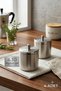 Ege Large Size 4-Piece Elite 430 Stainless Steel Spice Rack Home, Cafe, Restaurant, Hotel