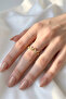 Princess Diana Princess Ring Butterfly Ring Adjustable with Zircon Stone - 3