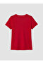 Red V-Neck Women's T-Shirt - 8