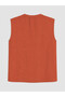 Peak New Season Brown Collared Textured Blouse - 6