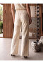 Regular Fit Lace Women's Trousers - 3