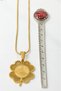 Gold Color Ayetel Kürsi & Ottoman Emblem Clover Design Italian Stainless Steel Necklace - 5
