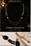 Onyx Natural Stone Necklace - 4