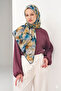 Organic Cotton Viscose Scarf Special Design Tie-Dye Floral Lightweight Stylish