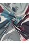 Leaf Pattern Viscose Scarf Anthracite - 2
