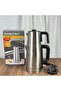 Electric Samovar Tea Maker – Stainless Steel Double-Layer Kettle, 1L/2L Capacity, Automatic Power-