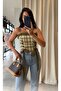 Women's Alaçatı Olive Corset Bustier - 2