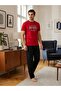 Men's Cotton Short Sleeve Pajama Set - 2