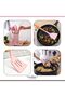 12PCS Kitchen Utensil Set Silicone Cooking Utensils Kit Spatula Heat Resistant Wooden Spoons Gadgets Tool for Non-Stick Cookware (Pink) - 2