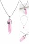 Natural Stone Detailed Silver Color Elegant Women's Necklace Lrn086 - 2