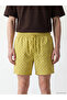 Nevavm Short Patterned Men's Swim Shorts with Difference - 3