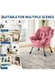 Lazy Chair without Ottoman, Modern Lounge Chair, Armchair with Footrest, Reading Chair with Side Pocket for Living Room, Bedroom, Dormitory and Office - 2
