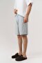Coast Basic Linen Fabric Button Closure Shorts - 2