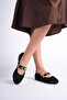 Satin Women's Ballerinas Orthopedic Memory Sole Round Toe - 3