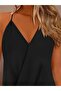 Women's Sandy Blouse with Rope Straps and V Double-Breasted Collar - 2