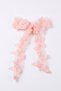 Salmon Butterfly Appliqued Girl's Automatic Buckle
