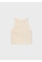Girl's Ecru Mercerized Blouse - 3