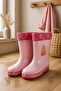 Pink Size 36 Luxurious and Stylish Waterproof Girls' Boots - 2