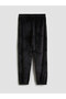Esvab • Modern & Distinctive Waist Drawstring Velvet Women's Jogger Pajama Bottoms - 7