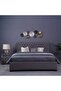 AURORA HEADBOARD VELVET GREY L-200 : H-125 CM - 6