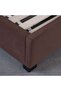 HERCOLINA BASE VELVET BROWN 200X200 CM - 4