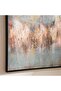 Inferno Hand Painted Heavy Textured Framed Canvas Wall Art 120x5.1x180cm- Blue - 3