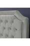 Andromeda Headboard Velvet White L-180 : H-125 Cm - 4