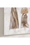 Irwin Hand Painted Canvas Wall Art 80x3x80cm- Gold - 3