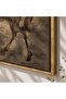 Valorian Hand Painted Framed Wall Art 140x4x100cm - Brown - 2