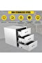 Stainless Steel Outdoor Kitchen Drawers, Flush Mount Built-in BBQ Drawer with Ventilation Panel - 4