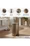 Roman Soft Close Metal Pedal Bin With Fingerprint Resistant 20l 36x30.2x44cm - Metallic Gold - 8