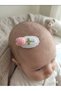 Thin Hair Baby Hairpin Baby Gift Hand Knitted Pink Tulip Baby Hairpin Suitable for Thin Hair Antiallergic Baby Hair Accessory - 3