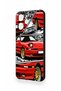 Redmi 12 Compatible Red Supra Patterned Silicone Case - 4