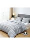 Duvet Cover Queen Size Set, 3 PC Ultra Soft Microfiber Breathable Bedding Sets with Zipper Ties - 3