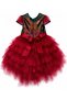 Girl's Lycra Tulle Sleeves Short Front Long Back Evening Dress Birthday, Special Occasion, Wedding 2-9 Years Old - 7