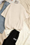 Eyes Never Lie Printed Plus Size Unisex T-Shirt Pantalon Tracksuit Set - 3