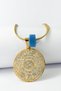 Gold Color Inshirah, Felak and Nas Written Prayer Spiritual Design Italian Chain Stainless Steel Necklace - 2