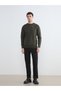 Rmz Gi̇yi̇m Farkiyla Zero Roba Collar Men's Knitwear Sweater - 2